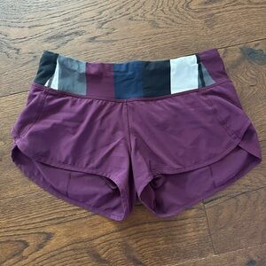 Lululemon Speed Up Shorts Size 2